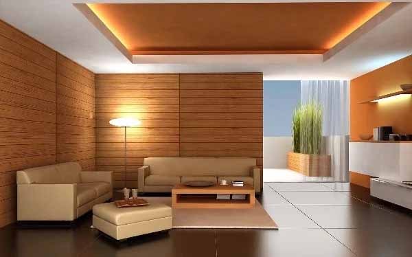 ốp tường gỗ tự nhiên phòng khách 01