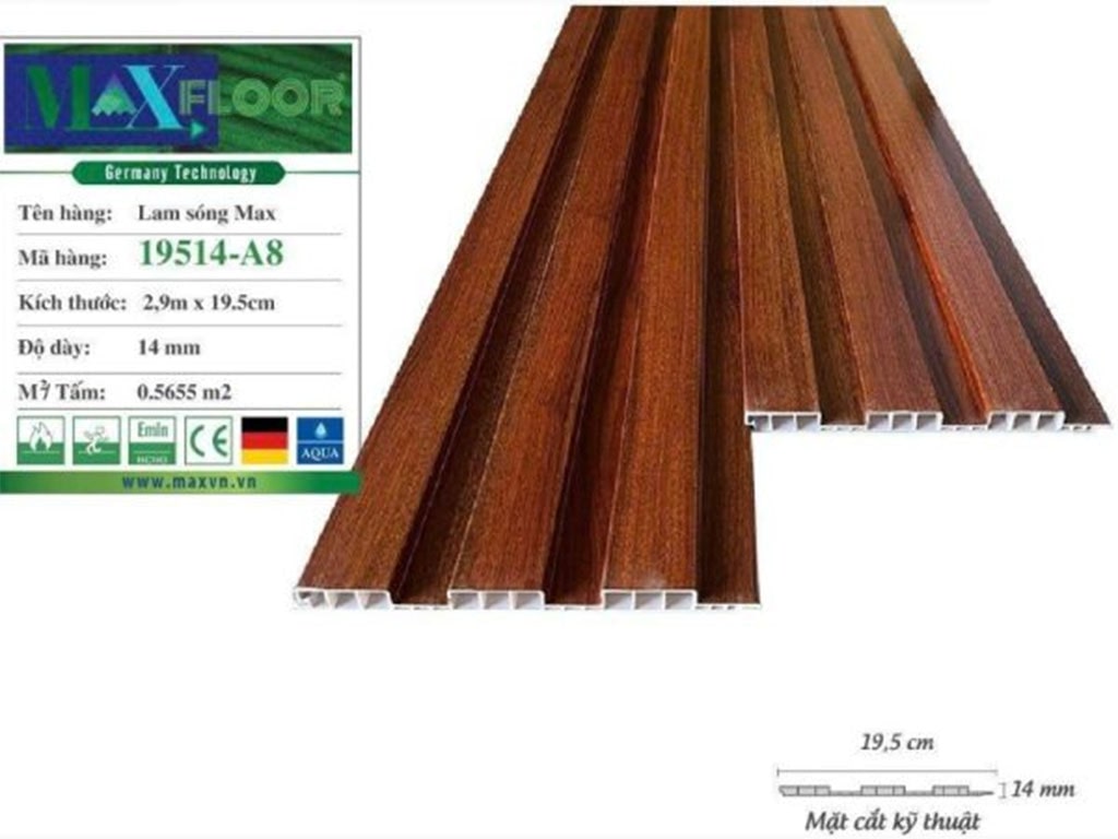 Tấm Nhựa Ốp Tường Maxfloor