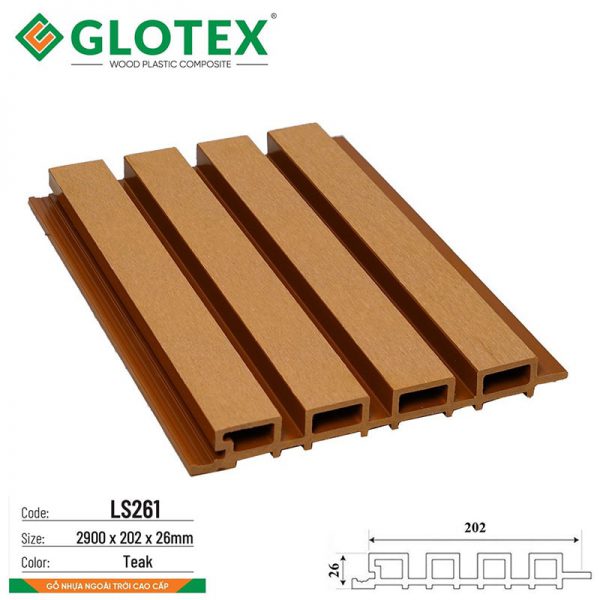 lam sóng ngoài trời glotex-ls261